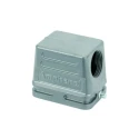 Amphenol Industrial Heavy Duty Power Connector Hood Cable Mount 6 Poles Aluminium Alloy IP65 Czech Republic C146 21R006 506 1