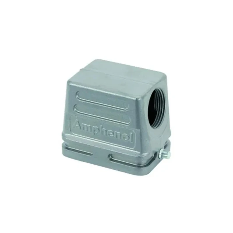 Amphenol Industrial Heavy Duty Power Connector Hood Cable Mount 6 Poles Aluminium Alloy IP65 Czech Republic C146 21R006 506 1