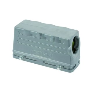 Amphenol Industrial Heavy Duty Power Connector Hood Cable Mount Aluminium Alloy IP65 C146 21R024 550 1
