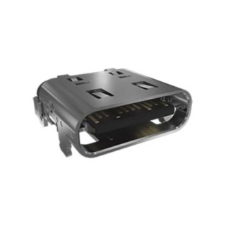 Amphenol Communications Solutions USB Type C Right Angle Surface Mount Female USB 4.0 Connector 5A 100V GSB4D313302Y1HR