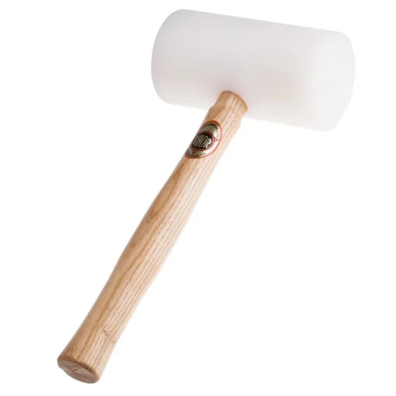 RS PRO Polyethylene Mallet with Replaceable Face 950 g Head Weight Wooden Handle 80mm Head Diameter 222-1546