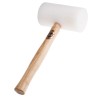 RS PRO Polyethylene Mallet with Replaceable Face 950 g Head Weight Wooden Handle 80mm Head Diameter 222-1546