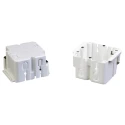 RS PRO Polyvinyl Chloride Cable Trunking Flat Corner 45 mm Height 130 mm Width 221-5308