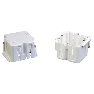 RS PRO Polyvinyl Chloride Cable Trunking Flat Corner 45 mm Height 130 mm Width 221-5308
