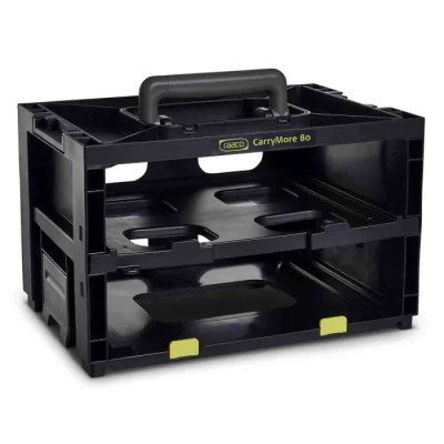 Raaco 2 Cell Black Plastic Compartment Box 241 mm x 386 mm x 263 mm 146401