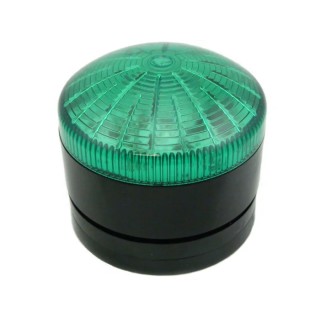 RS PRO STX Series Green Beacon LED Panel Mount, Flashing and Steady Light Effect 230V AC IP65 222-2466