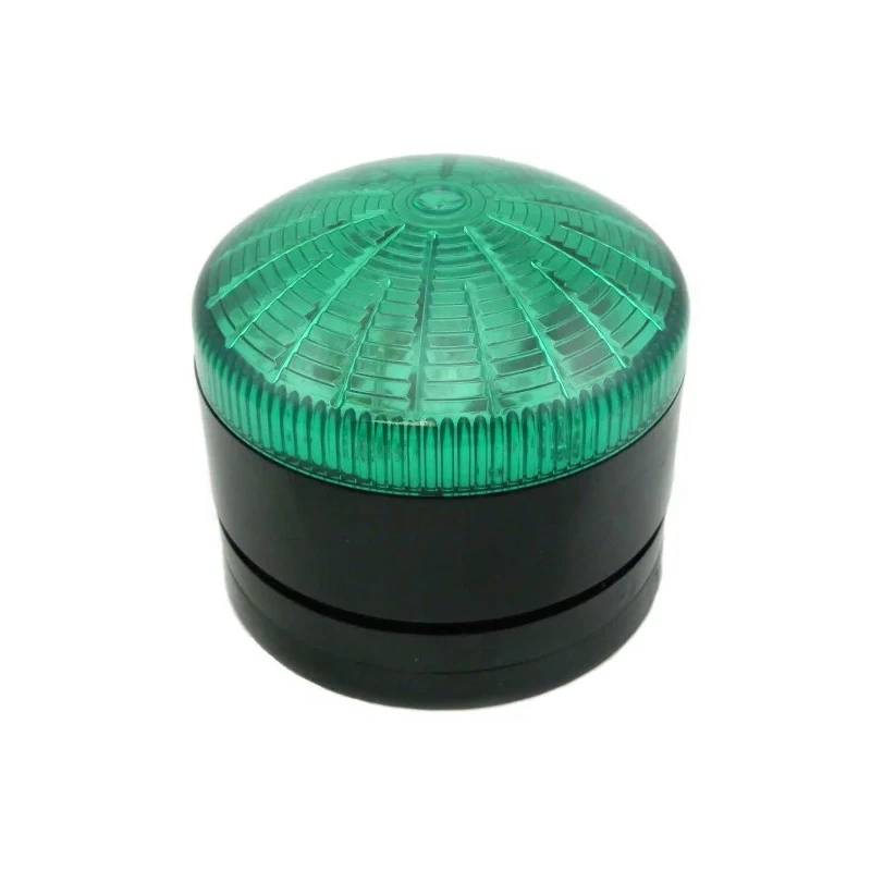 RS PRO STX Series Green Beacon LED Panel Mount, Flashing and Steady Light Effect 230V AC IP65 222-2466