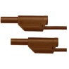Schutzinger Test Lead 32A, 1kV, Brown, 1.5 m Lead Length RS VSFK 8700 / 2.5 / 150 / BR