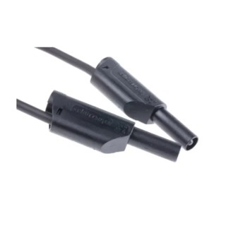 Schutzinger Test Lead 32A, 1kV, Black, 2 m Lead Length RS VSFK 8700 / 2.5 / 200 / SW