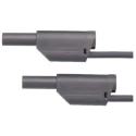 Schutzinger Test Lead 32A, 1kV, Grey, 1.5 m Lead Length RS VSFK 8701 / 2.5 / 150 / GR