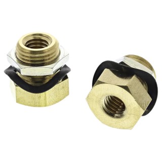 SMC Brass Pneumatic Fitting Female M5 Metric Thread 60°C Operating Temperature M-5E