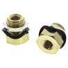 SMC Brass Pneumatic Fitting Female M5 Metric Thread 60°C Operating Temperature M-5E