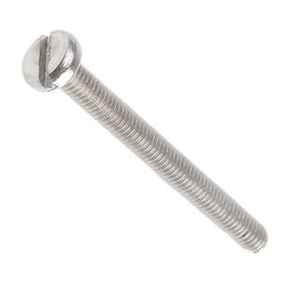 RS PRO Slot Pan Stainless Steel Machine Screw M3 Thread 30 mm Length A2 Grade 130-628
