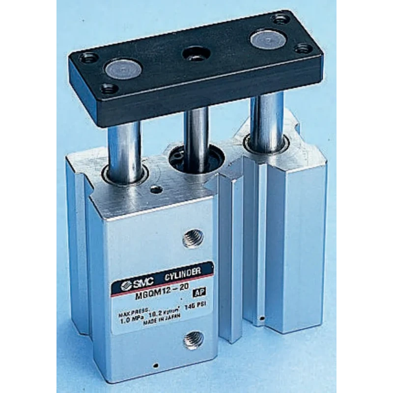 SMC Pneumatic Guided Cylinder 32mm Bore MGQ Series Double Acting, 50 mm Stroke MGQM32-50