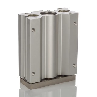 SMC Pneumatic Guided Cylinder 20mm Bore, MGQ Series, 50 mm Stroke, Double Acting, Direct Mount, MGQM20-50