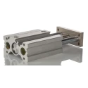 SMC Pneumatic Guided Cylinder 20mm Bore, MGQ Series, 50 mm Stroke, Double Acting, Direct Mount, MGQM20-50
