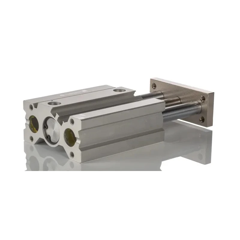SMC Pneumatic Guided Cylinder 20mm Bore, MGQ Series, 50 mm Stroke, Double Acting, Direct Mount, MGQM20-50
