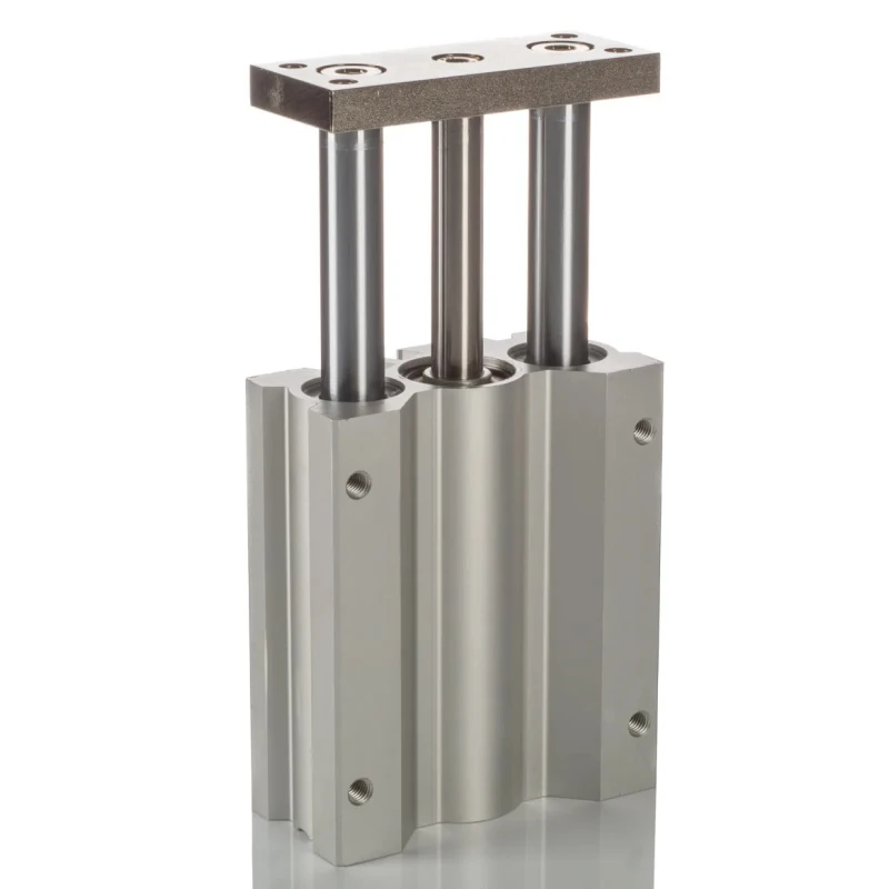 SMC Pneumatic Guided Cylinder 20mm Bore, MGQ Series, 50 mm Stroke, Double Acting, Direct Mount, MGQM20-50