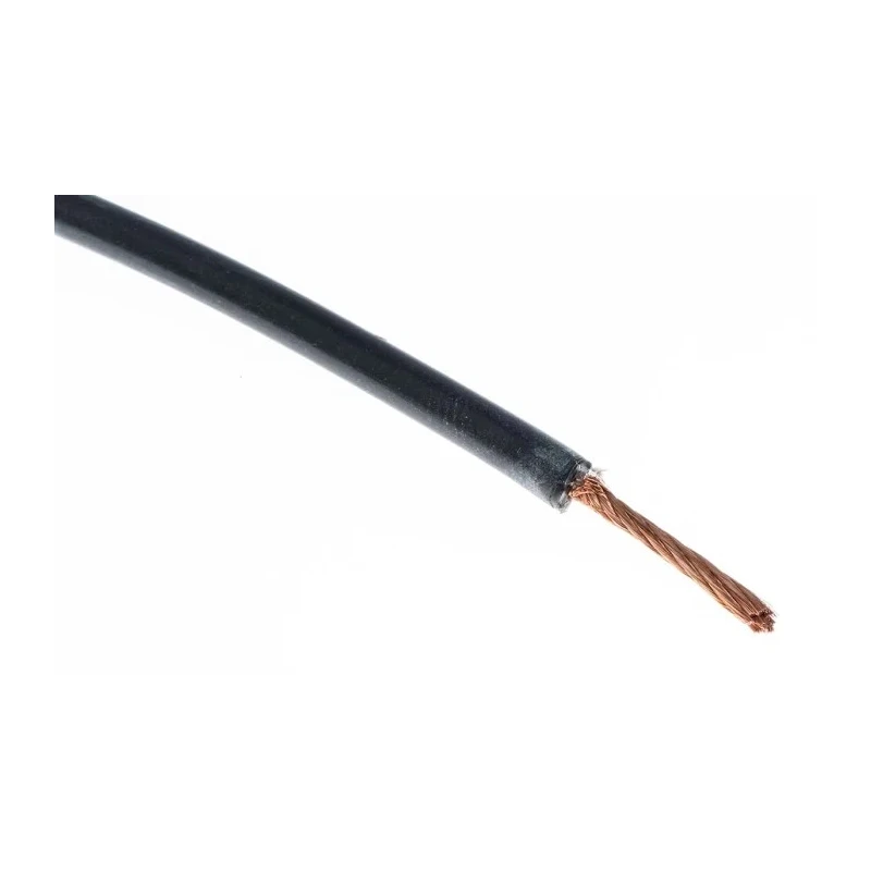 Hew Heinz Eilentropp SIFF Series Black Hook Up Wire, 17 AWG, 516 x 0.05 mm Strands, 20m Length, Silicone 13433-01-020