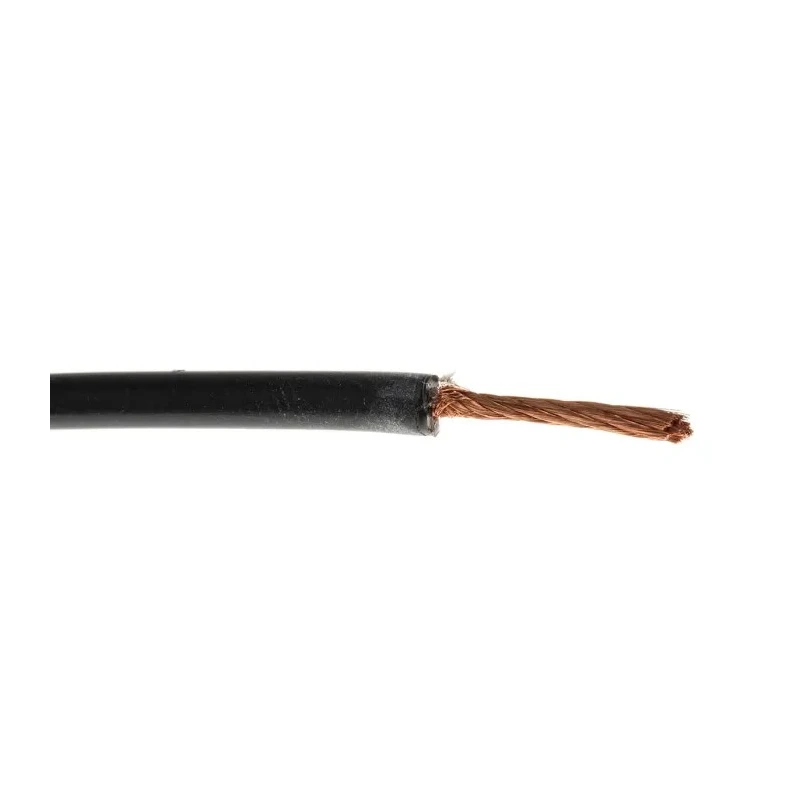 Hew Heinz Eilentropp SIFF Series Black Hook Up Wire, 17 AWG, 516 x 0.05 mm Strands, 20m Length, Silicone 13433-01-020