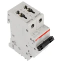 ABB System Pro M Compact S200M Miniature Circuit Breaker, 2-Pole, 63A, Type B, 440V AC, 125V DC 2CDS272001R0635 S202M-B63