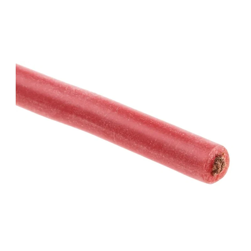 Hew Heinz Eilentropp Red Hook Up Wire, 13 AWG, 651 x 0.07 mm Core Strands, 5 m, Copper Conductor, 1.5kV, Silicone 222-7370