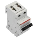 ABB System Pro M Compact Miniature Circuit Breaker 2 Poles 25A Type C 440V AC 125V DC 10 kA 2CDS272001R0254 S202M-C25