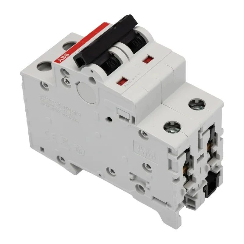 ABB System Pro M Compact Miniature Circuit Breaker 2 Poles 25A Type C 440V AC 125V DC 10 kA 2CDS272001R0254 S202M-C25