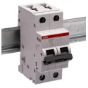 ABB System Pro M Compact Miniature Circuit Breaker 2-Pole 25A Type B 440V AC 125V DC 10 kA 2CDS272001R0255 S202M-B25