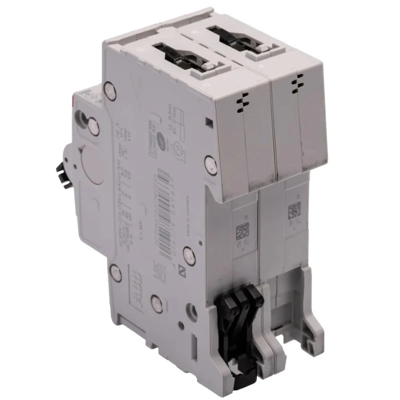 ABB System Pro M Compact Miniature Circuit Breaker 2-Pole 25A Type B 440V AC 125V DC 10 kA 2CDS272001R0255 S202M-B25