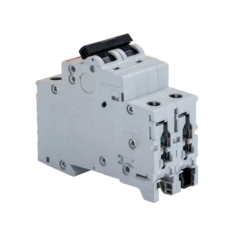 ABB System Pro M Compact S200M Miniature Circuit Breaker, 2-Pole, 50A, Type B, 440V AC, 125V DC 2CDS272001R0505 S202M-B50
