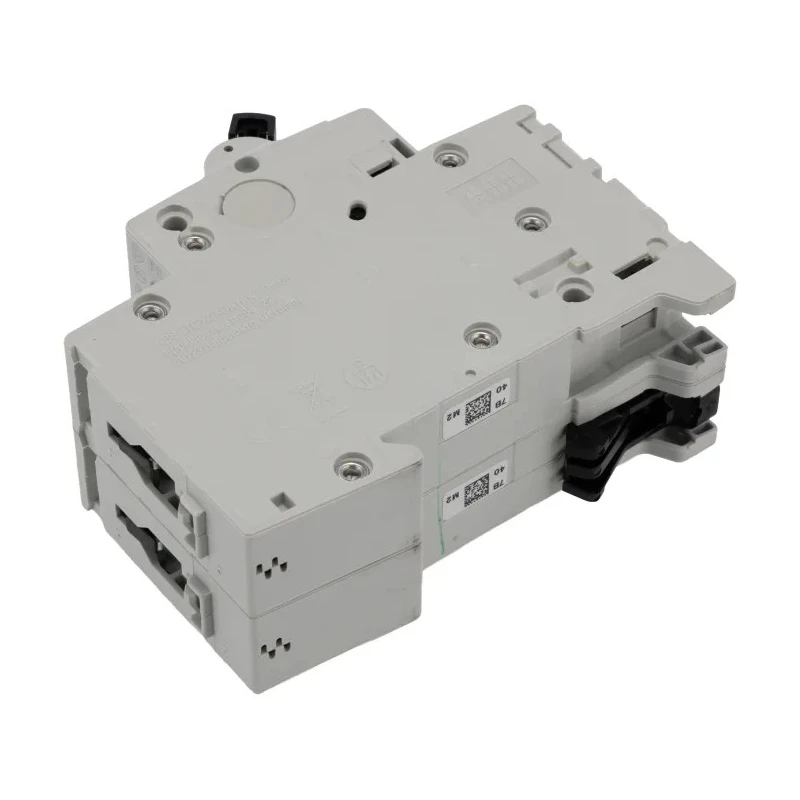 ABB System Pro M Compact S200M Miniature Circuit Breaker, 2-Pole, 40A, Type B, 440V AC, 125V DC 2CDS272001R0405 S202M-B40