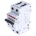 ABB System Pro M Compact S200M Miniature Circuit Breaker 2-Pole 3A Type C 440V AC 125V DC 10 kA 2CDS272001R0034 S202M-C3