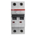 ABB System Pro M Compact S200M Miniature Circuit Breaker, 2-Pole, 6A, Type B, 440V AC, 125V DC 2CDS272001R0065 S202M-B6