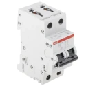 ABB System Pro M Compact S200M Miniature Circuit Breaker, 2-Pole, 6A, Type B, 440V AC, 125V DC 2CDS272001R0065 S202M-B6