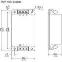 TRACOPOWER 15W 5V DC Single Output Chassis Mount Switching Power Supply TMT 15105C