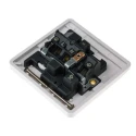 MK Electric 13A White 1 Gang Plug Socket Logic Plus Indoor Type G British K2757 WHI