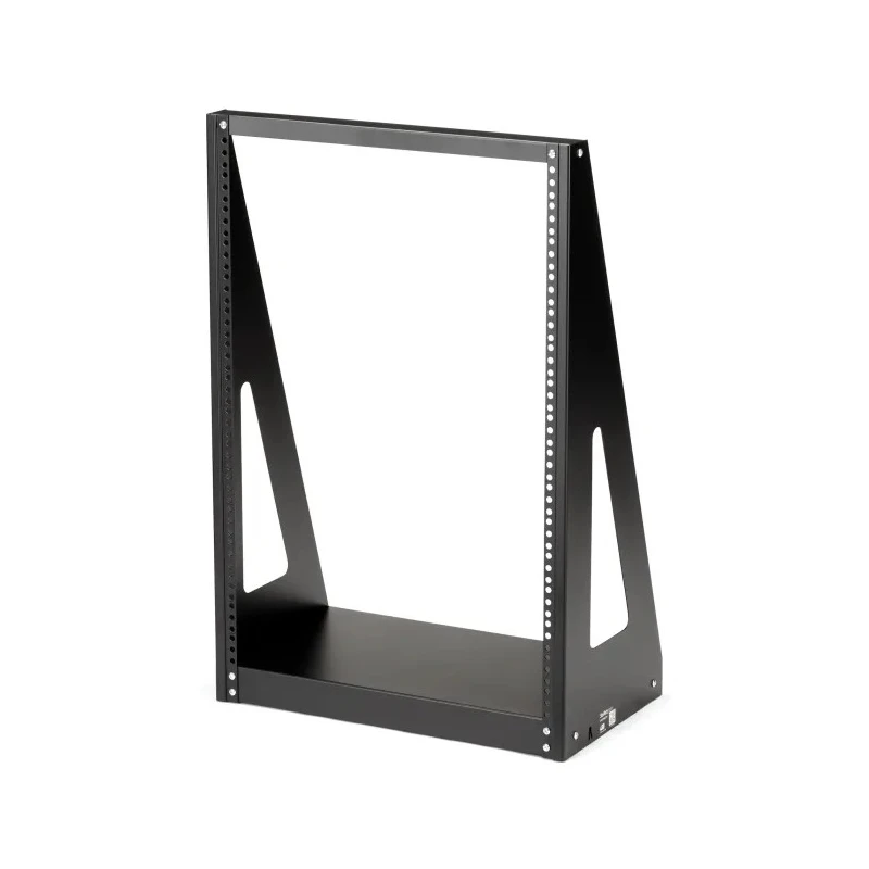 StarTech.com Black 16U Steel Server Rack with 2 Post Frame, 787 mm Height 2POSTRACK16
