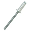 RS PRO Aluminium Blind Rivet Dome Head 4.8 mm Diameter, 10 mm Length, Plain Finish 223-1124