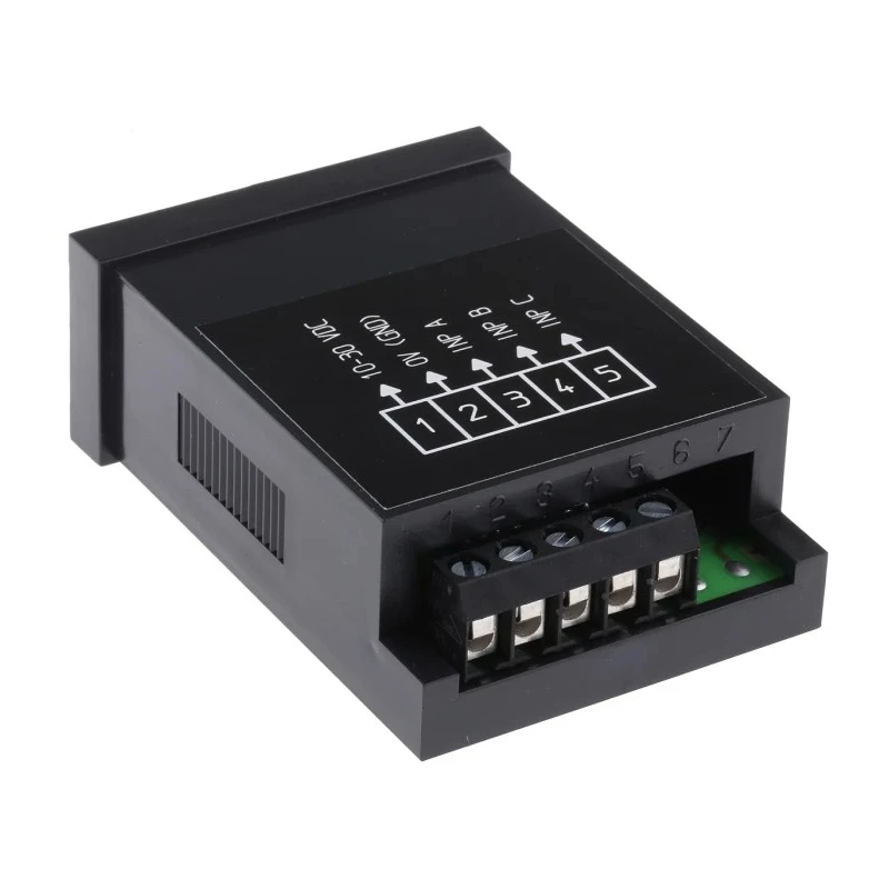 Kubler Digital Panel Multifunction Meter for Frequency, LED Display, 50 mm x 25 mm, Model 6.52P.012.300