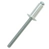 RS PRO Aluminium Dome Head Blind Rivet 5 mm Diameter 12 mm Length Model 223-1114