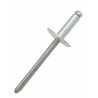RS PRO Aluminium Blind Rivet 4.8 mm Dome Head Plain Finish Steel Mandrel 223-1144