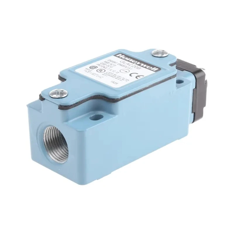 Honeywell Technologies GLA Series Plunger Limit Switch DPDT 600V AC 6A IP67 Die Cast Zinc Epoxy Coated Housing GLAC20B