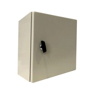 RS PRO Steel Wall Box IP66 300 mm x 250 mm x 150 mm Zinc-Coated Steel Single Lock System IP Rating IP66 IP66