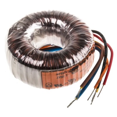 Nuvotem Talema Toroidal Transformer 230 V AC Primary, 2 x 12 V AC Secondary, 500 VA, 2 Output 0030P1-2-012