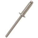 RS PRO Stainless Steel Blind Rivet 4.8 mm Dome Head, 20 mm Length, DIN 7337 223-1166