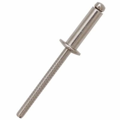 RS PRO Stainless Steel Blind Rivet 4.8 mm Dome Head, 20 mm Length, DIN 7337 223-1166
