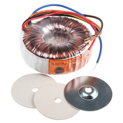 Nuvotem Talema Toroidal Transformer 230 V ac 2 x 18 V ac Dual Secondary 50 VA 2 Output 0050P1-2-018