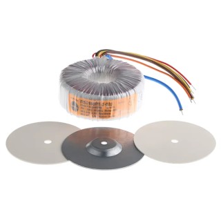Nuvotem Talema Toroidal Transformer 230 V AC Primary, 2 x 25 V AC Secondary, 160 VA Power, 2 Outputs, 0160P1-2-025
