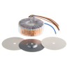 Nuvotem Talema Toroidal Transformer 230 V AC Primary, 2 x 25 V AC Secondary, 160 VA Power, 2 Outputs, 0160P1-2-025